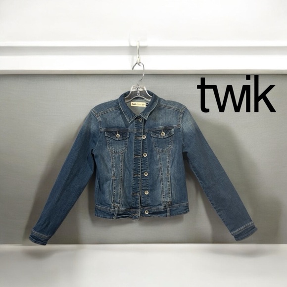 Twik, Blue Denim Jacket, Medium - Picture 1 of 7
